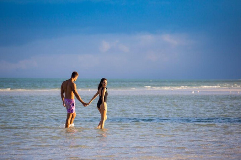 Holbox-tur från Cancun och Tulum med båt inkluderat