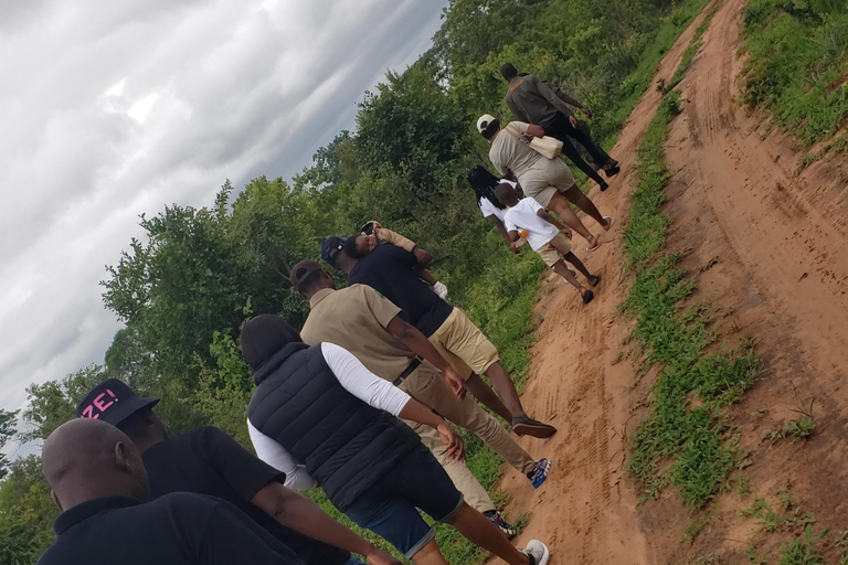 SAFARI EN VOITURE ET PROMENADE À LA RENCONTRE DES RHINOCÉROS