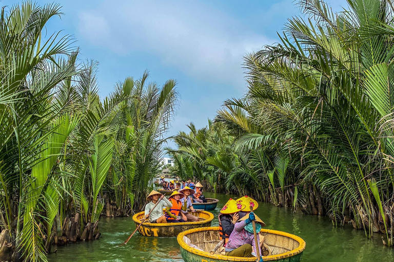 40 Minutos - Paseo en barco por el bosque de Cocoteros de AguaPaseo en barco con traslado al hotel desde Hoi An