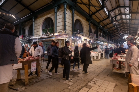 Athènes : Visite du marché alimentaire et cours de cuisine avec vinAthènes : Cours de cuisine de 4 heures avec visite du marché