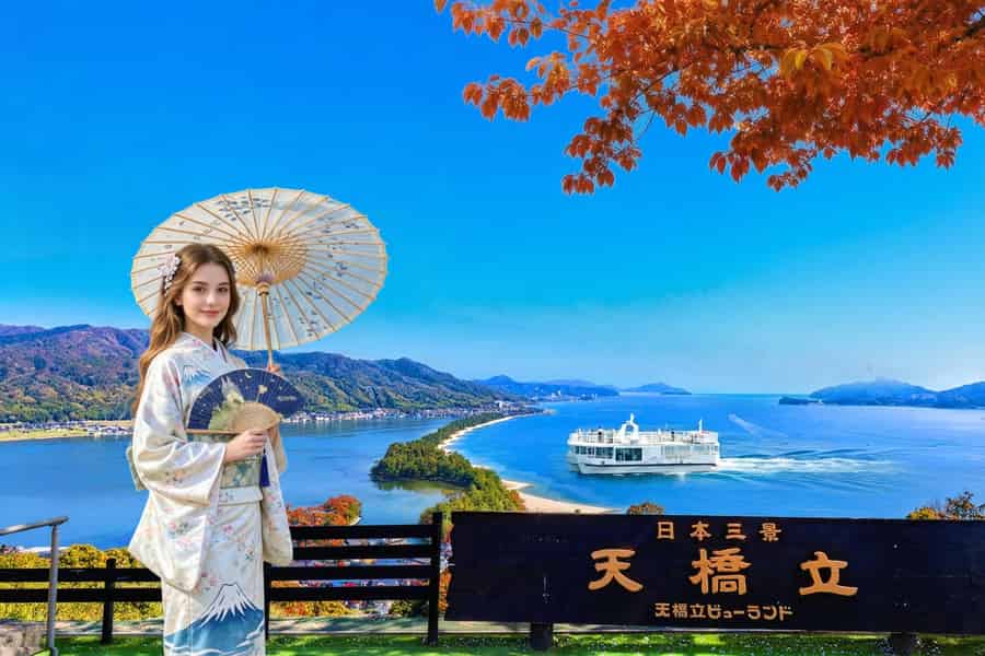 Kyoto/Osaka: Tagestour zu Amanohashidate, Ine Funaya und Ine Bay. Foto: GetYourGuide Kyoto/Osaka: Tagestour zu Amanohashidate, Ine Funaya und Ine Bay. Foto: GetYourGuide
