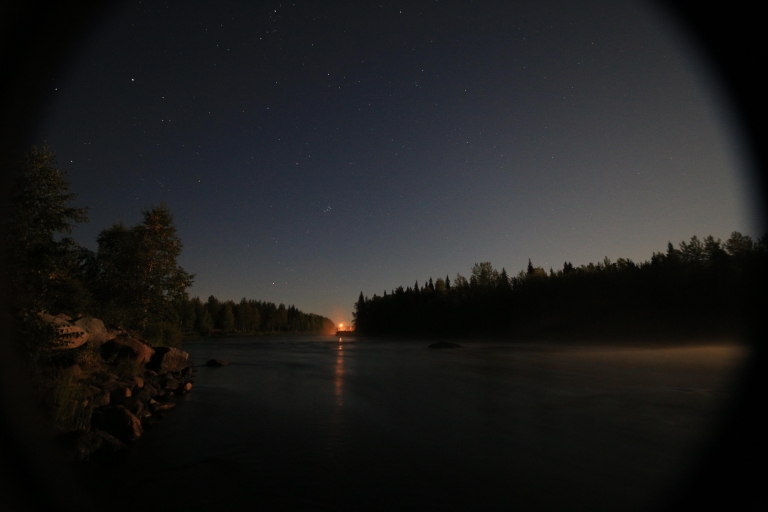 Rovaniemi: Experiencia de picnic con barbacoa bajo la aurora boreal