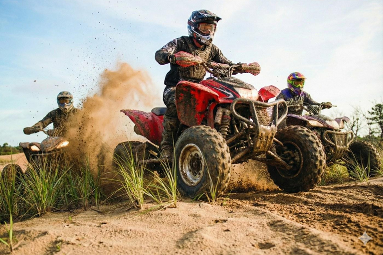 Gdańsk: Guided Quad Safari Off-Road Adventure Gdańsk: Quad Biking Adventure with Bonfire and Transfers