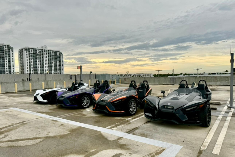 1 heure et 30 minutes de location de fronde à Miami - Nous sommes les meilleurs !Location de Slingshot Polaris à Miami