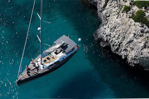 Portocolom, Mallorca: Exclusive Sunset Sailing Trip.