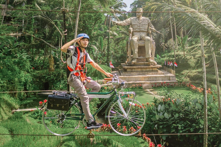 Bali/Ubud: Zipline 2-ways with combo Alas Harum Tour Zipline with Riceterrace Alas Harum Tour meet at venue