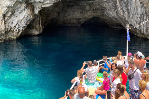 Parga: Iconic Paxos, Antipaxos & Blue Caves Cruise with Swim