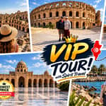 Tour VIP: El Jem, Qayrawan, Monastir/Susa | Passaggio incluso