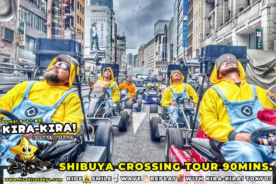 Shibuya Crossing x Tokyo Tower und mehr! Go-Kart-Tour. Foto: GetYourGuide Shibuya Crossing x Tokyo Tower und mehr! Go-Kart-Tour. Foto: GetYourGuide