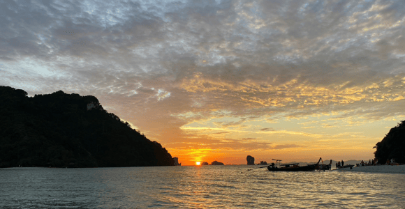 Krabi: 4 Islands Sunset Longtail Boat Tour with BBQ Dinner