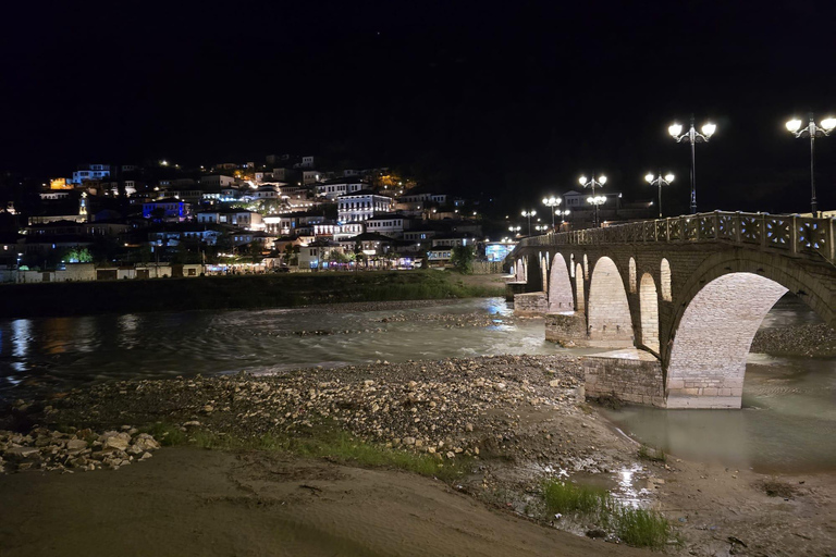 Night photography tour in UNESCO Berat city