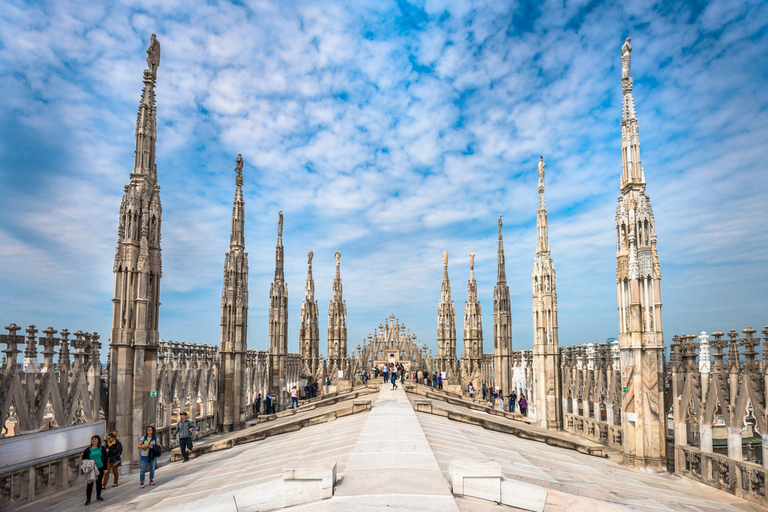 Milano: Guidad stadsrundtur med Duomo och valfri terrassSmågruppsresa med tillgång till terrass (hiss)