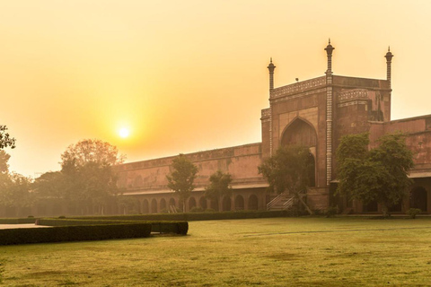 Visita al Taj Mahal en coche el mismo día