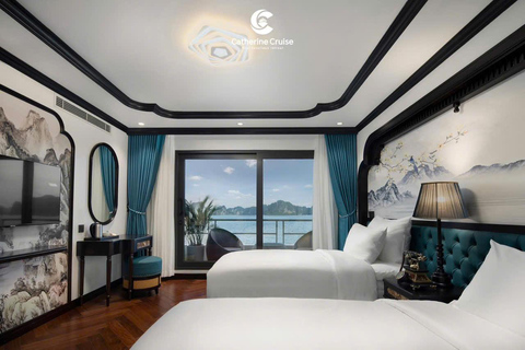 Ha Long Bay on A Luxury 6-star Cruise 2D1N and 3D2N HA LONG BAY 3D2N & SHARED TRANSFER (ROUND TRIP)