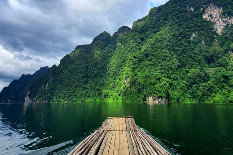 Phuket or Anywhere: 2-Days Cheow Lan Lake & Raft-Resort-FAN Option 1: From KhaoLak+KhaoSok with Roundtrip Hotel Transfer