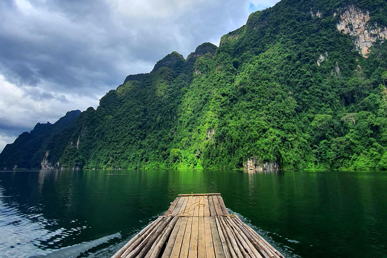 Phuket or Anywhere: 2-Days Cheow Lan Lake & Raft-Resort-FAN Option 1: From KhaoLak+KhaoSok with Roundtrip Hotel Transfer