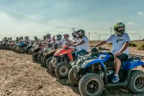 Marrakech: Quad in Jbilets Desert Tour w/ Palm Grove & Pool