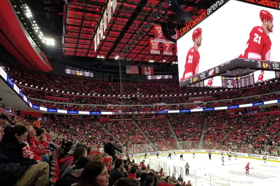 Detroit: Detroit Red Wings Eishockey Spiel Ticket. Foto: GetYourGuide