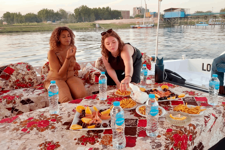 Aswan: Romantic Felucca Lunch & Island Views with transfers.