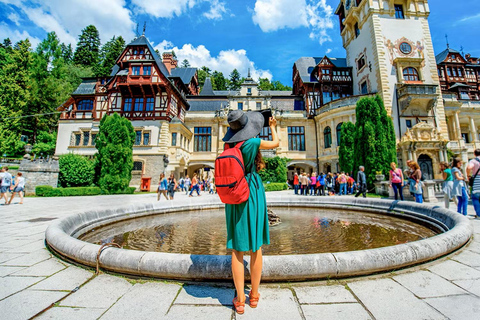 MINIVAN Dracula Castle, Peleș Castle & Old Center of Brașov Audio Guide 24 Languages