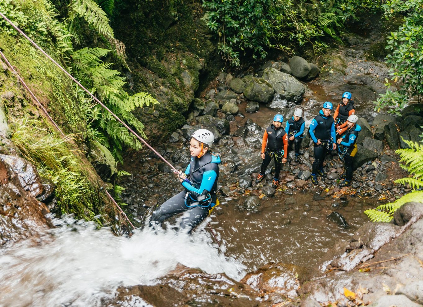 Funchal: Halvdags begyndervenlig canyoning-oplevelse