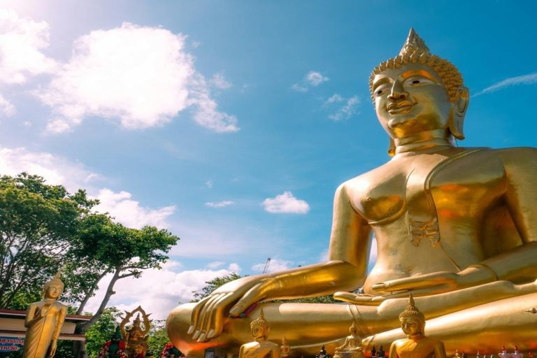 Pattaya: Guided City Tour with Floating Market & Lunch Join Tour+Boat Experience