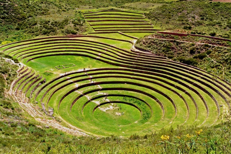 Z Cusco: wycieczka Chinchero, Salinas de Maras i MorayWycieczka Maras Moray Salineras cały dzień