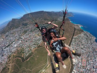 Città del Capo, Parapendio Tandem con vista sulla Table Mountain - Hizvo