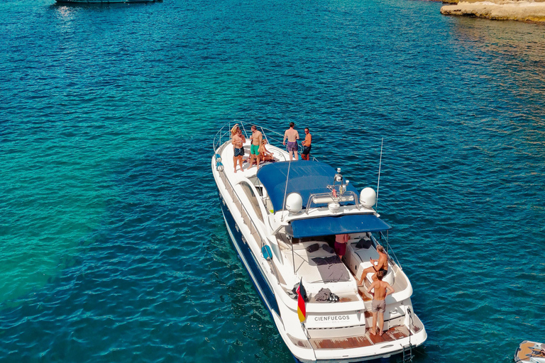 Palma de Mallorca: Private Yacht Charter with Skipper, up to 10 People Palma de Mallorca: Private Sunset Charter, 3 Hours, with Skipper + 10 People
