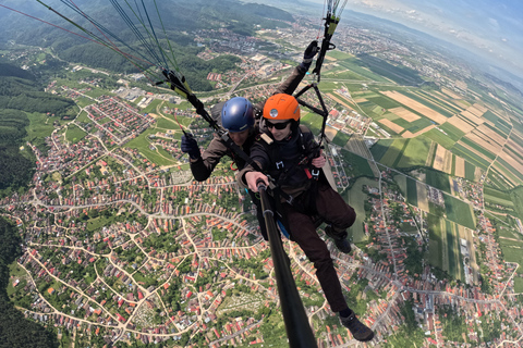Brașov: Poiana Brașov Tandem Paragliding Flight