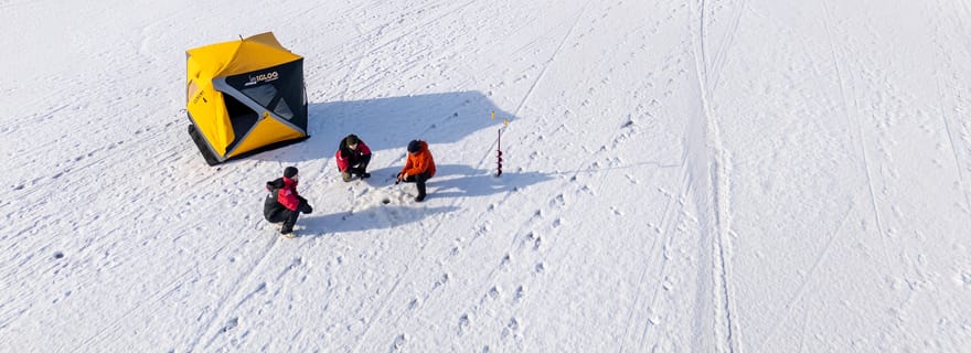 Oulu : Pêche sur glace dans la mer Arctique