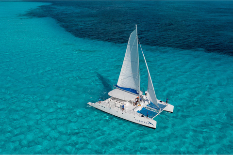Isla Mujeres Catamaran, Snorkel & Buffet Lunch Catamaran & Round trip transportation