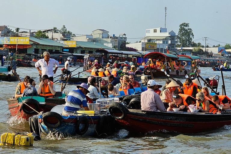 Von HCM: Mekong Delta Can Tho Floating Market 2-Tages-TourGruppentour und Aufenthalt im 3-Sterne-Hotel (mindestens 2 Personen)