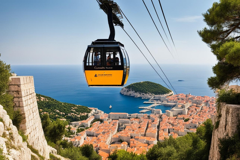 Dubrovnik: Passeio de teleférico com ingresso