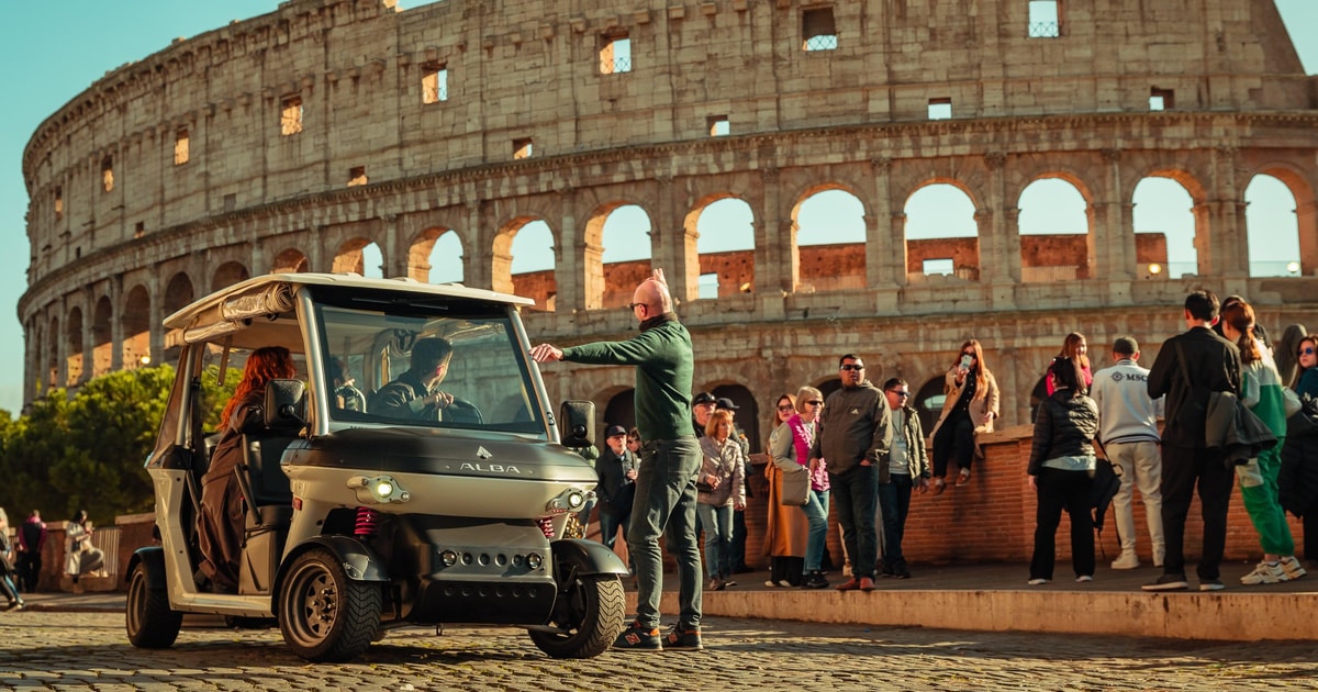Rome Private Highlights Tour by Golf Cart GetYourGuide