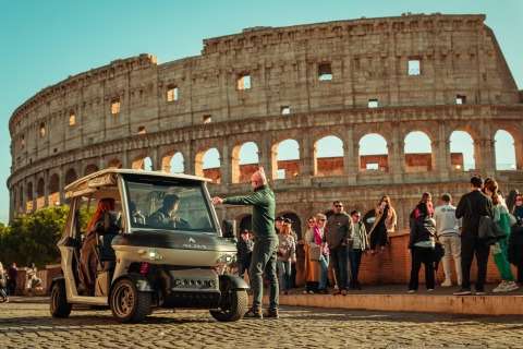 Roma: tour privado de lo más destacado en carrito de golfTour privado en inglés o italiano