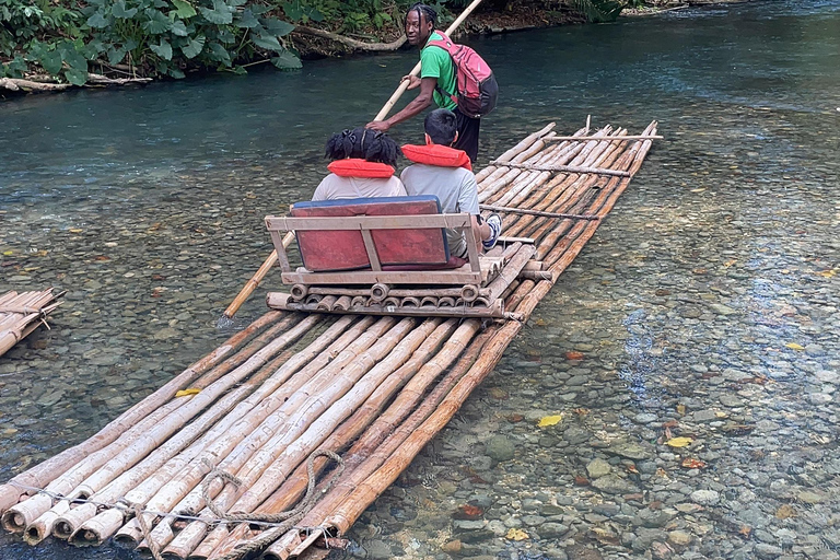 Pacote turístico combinado de rafting em Martha Brae e Luminous Lagoon