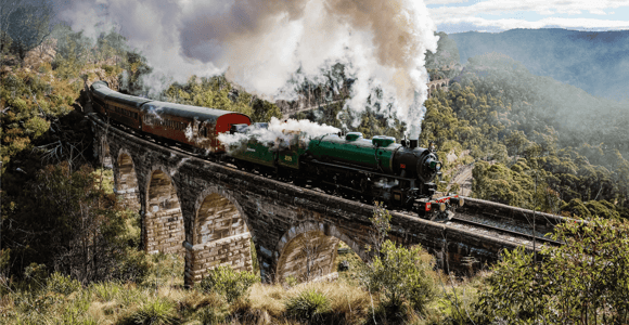 Blue Mountains Steam Train Tour + 3 Sisters & Scenic World