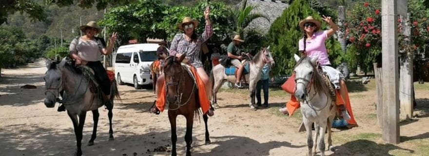 Puerto Escondido : promenade à cheval et sources chaudes