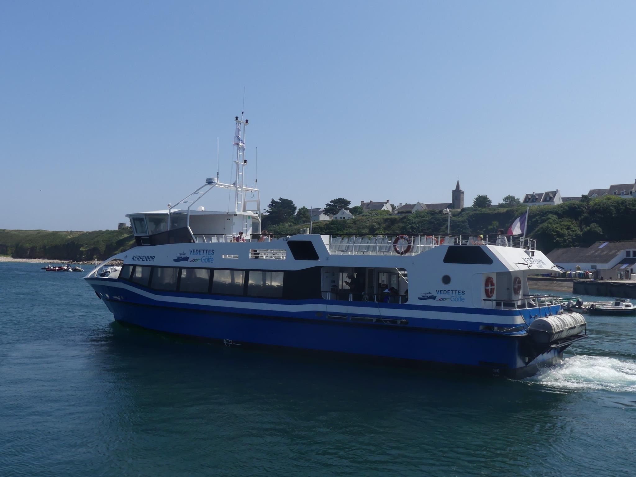 Vannes: Hin- und Rückfahrt mit dem Boot zur Insel Houat