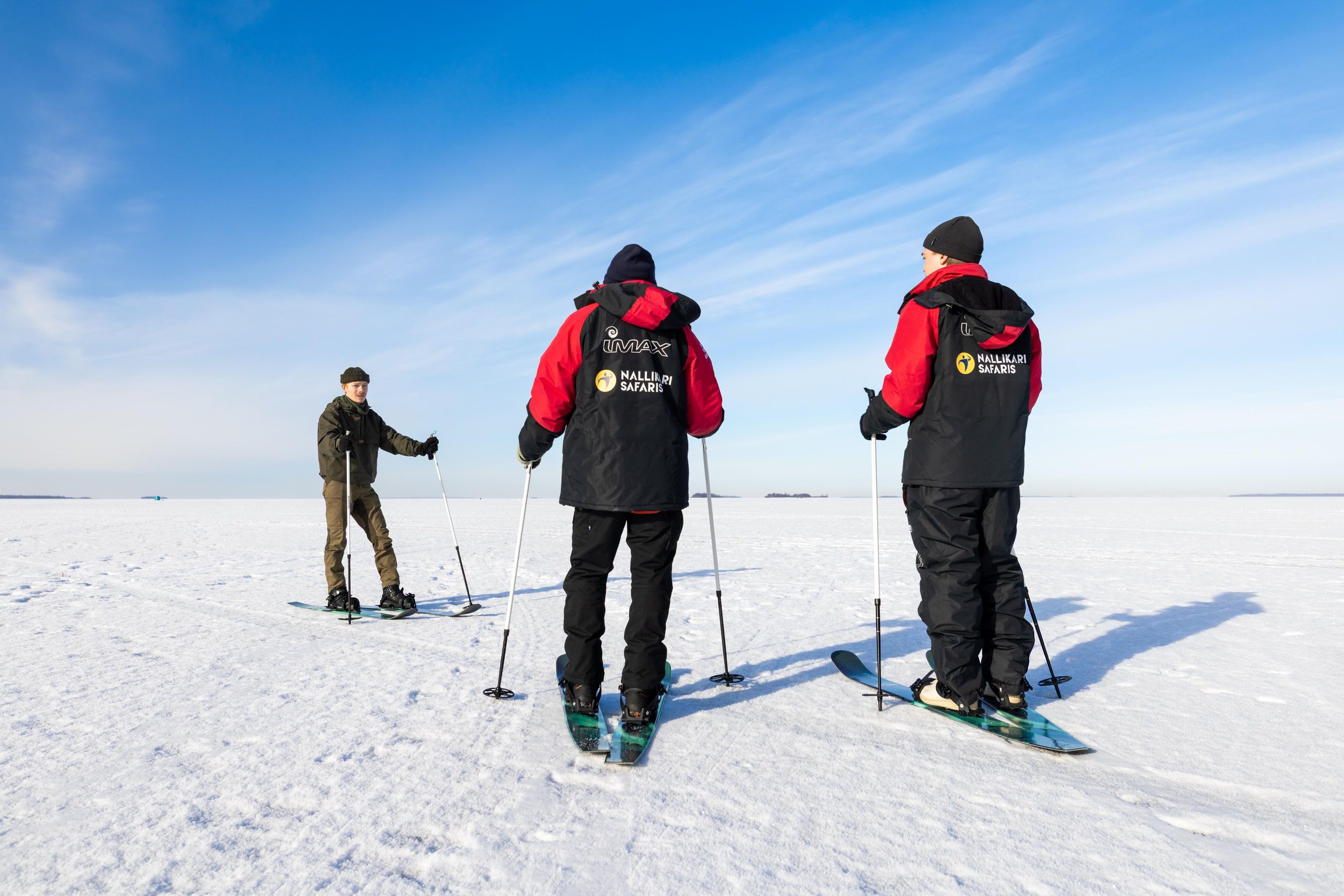 Oulu: Schneeschuh-Erlebnis auf dem arktischen Meer