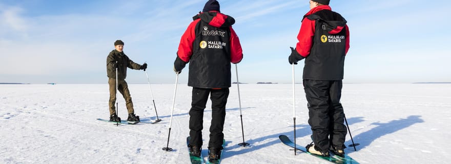 Oulu : Expérience en raquettes sur la mer arctique