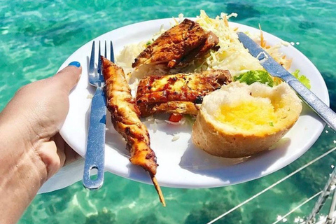 Mauritius: Catamaran Cruise with BBQ, Snorkeling, & Pickup