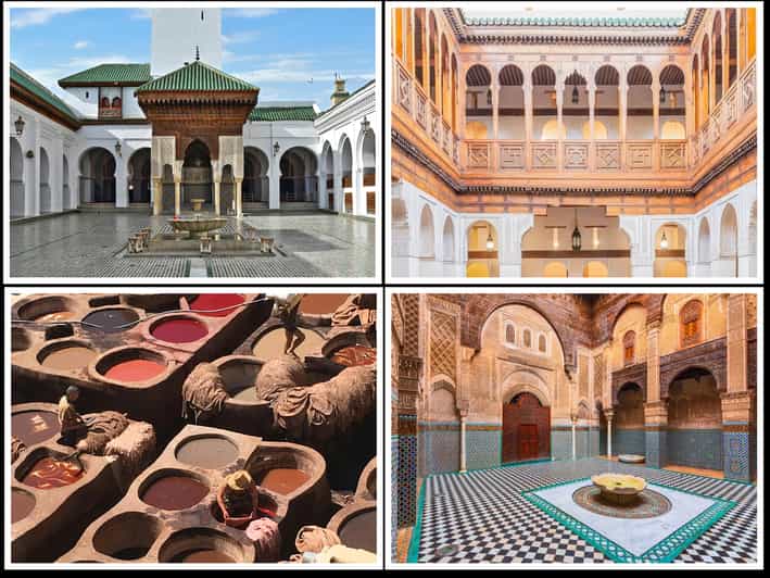 Fez: Palacio Real, madraza, curtiduría, zocos y visita a la medina