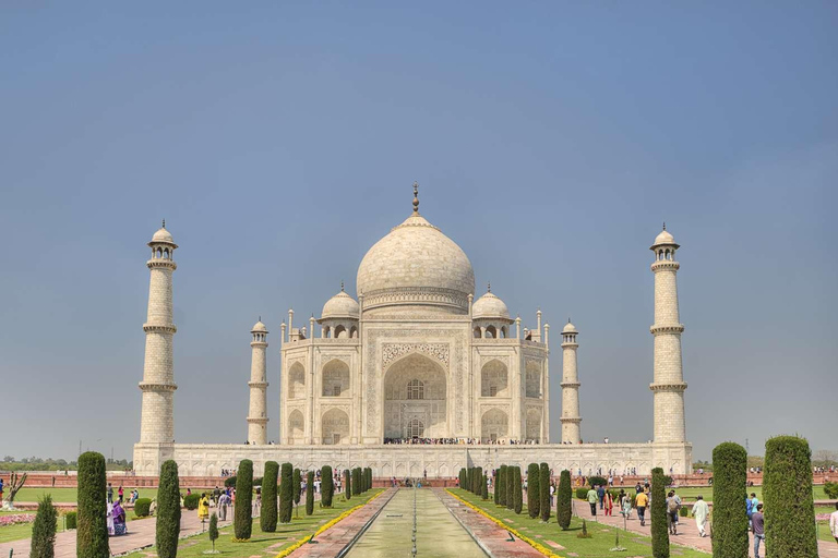 Au départ de Delhi : excursion d'une journée en voiture au Taj Mahal et au fort d'AgraCircuit tout compris