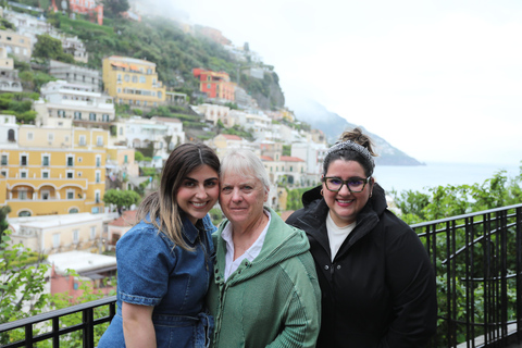 Positano-Amalfi & Pompeii Full Day Trip by Luxury from Rome Group tour