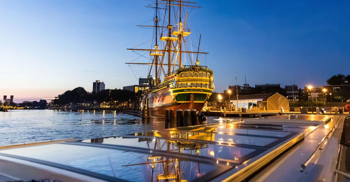 Afbeelding 3 van Amsterdam: Avondvaart met Wijn en Snacks