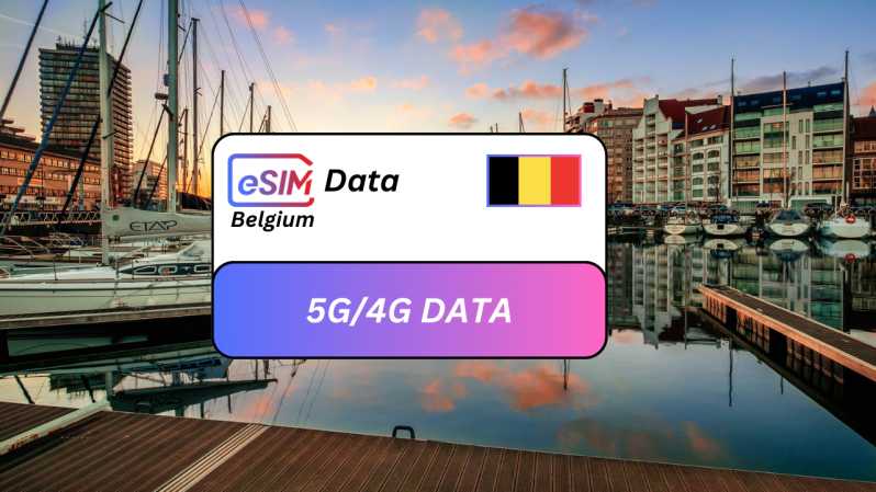 Oostende: België eSIM Roaming-data-abonnement