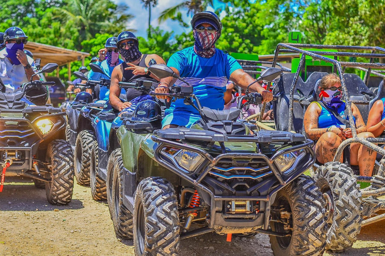 ATV and Buggy Excursion 4x4 in Punta Cana with Water Cave Shared ATV