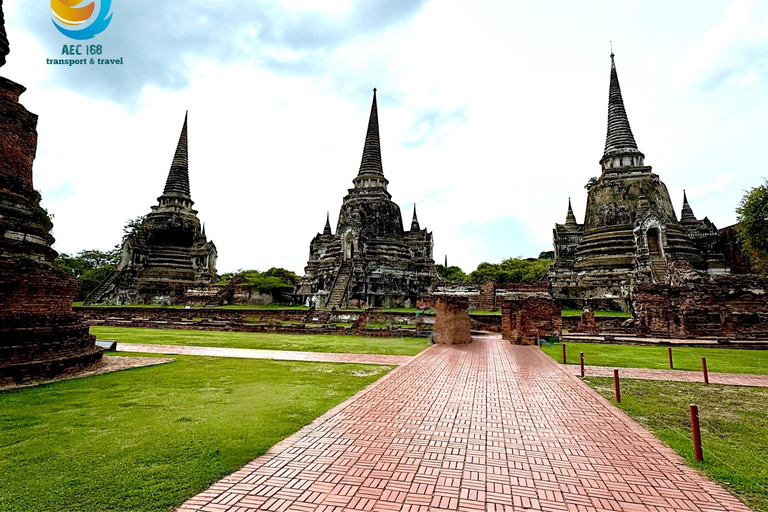 Ayutthaya 7 Temples Tour with Train, VIP Van, & Lunch
